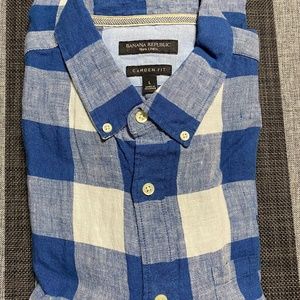 Banana Republic buffalo check shirt